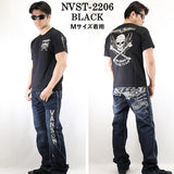 VANSON（バンソン）半袖Tシャツ スカル nvst-2206