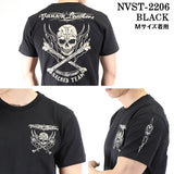 VANSON（バンソン）半袖Tシャツ スカル nvst-2206