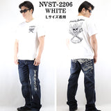 VANSON（バンソン）半袖Tシャツ スカル nvst-2206