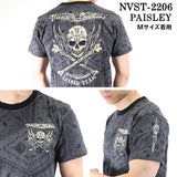 VANSON（バンソン）半袖Tシャツ スカル nvst-2206