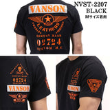 半袖Tシャツ VANSON バンソン nvst-2207