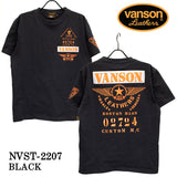 半袖Tシャツ VANSON バンソン nvst-2207