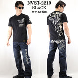 VANSON（バンソン）ベア天竺 半袖Tシャツ イーグル nvst-2210