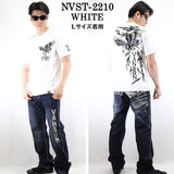 VANSON（バンソン）ベア天竺 半袖Tシャツ イーグル nvst-2210