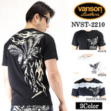 VANSON（バンソン）ベア天竺 半袖Tシャツ イーグル nvst-2210