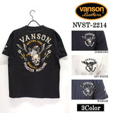 天竺 半袖Tシャツ VANSON バンソン nvst-2214