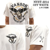 天竺 半袖Tシャツ VANSON バンソン nvst-2214