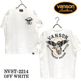 天竺 半袖Tシャツ VANSON バンソン nvst-2214