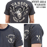 天竺 半袖Tシャツ VANSON バンソン nvst-2214