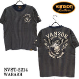 天竺 半袖Tシャツ VANSON バンソン nvst-2214