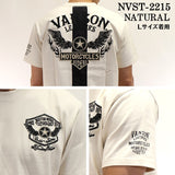 天竺 半袖Tシャツ VANSON バンソン nvst-2215