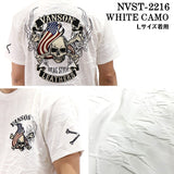 ふくれJQD 半袖Tシャツ VANSON バンソン nvst-2216