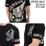 ベア天竺 半袖Tシャツ VANSON バンソン nvst-2217