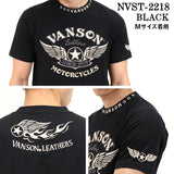 ベア天竺 半袖Tシャツ VANSON バンソン nvst-2218