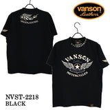 ベア天竺 半袖Tシャツ VANSON バンソン nvst-2218