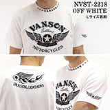 ベア天竺 半袖Tシャツ VANSON バンソン nvst-2218