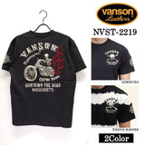 天竺 半袖Tシャツ VANSON バンソン nvst-2219