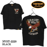 天竺 半袖Tシャツ VANSON バンソン nvst-2220