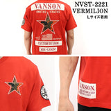 天竺 半袖Tシャツ VANSON バンソン nvst-2221