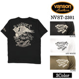 VANSON バンソン 天竺 半袖Tシャツ nvst-2301