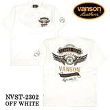 VANSON バンソン 天竺 半袖Tシャツ nvst-2302