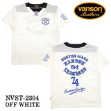 VANSON バンソン 天竺 半袖Tシャツ nvst-2304