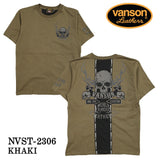 VANSON バンソン 天竺 半袖Tシャツ nvst-2306