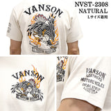 VANSON バンソン 天竺 半袖Tシャツ nvst-2308