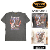 VANSON バンソン 天竺 ピグメントダイ 半袖Tシャツ nvst-2315