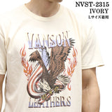 VANSON バンソン 天竺 ピグメントダイ 半袖Tシャツ nvst-2315