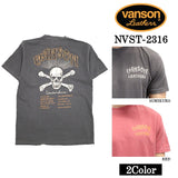 VANSON バンソン 天竺 ピグメントダイ 半袖Tシャツ nvst-2316