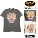 VANSON バンソン 天竺 ピグメントダイ 半袖Tシャツ nvst-2317