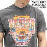 VANSON バンソン 天竺 ピグメントダイ 半袖Tシャツ nvst-2317