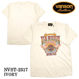 VANSON バンソン 天竺 ピグメントダイ 半袖Tシャツ nvst-2317