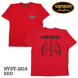 VANSON バンソン 6.2オンス天竺 半袖Tシャツ nvst-2318