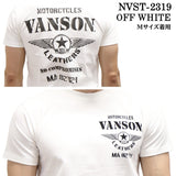 VANSON バンソン 6.2オンス天竺 半袖Tシャツ nvst-2319