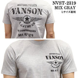 VANSON バンソン 6.2オンス天竺 半袖Tシャツ nvst-2319