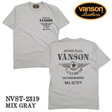 VANSON バンソン 6.2オンス天竺 半袖Tシャツ nvst-2319