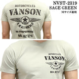 VANSON バンソン 6.2オンス天竺 半袖Tシャツ nvst-2319