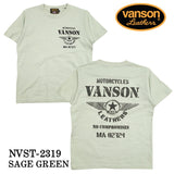 VANSON バンソン 6.2オンス天竺 半袖Tシャツ nvst-2319