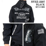 三層ストレッチパーカー VANSON バンソン 高耐水・高撥水加工 nvsz-2207