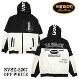 三層ストレッチパーカー VANSON バンソン 高耐水・高撥水加工 nvsz-2207