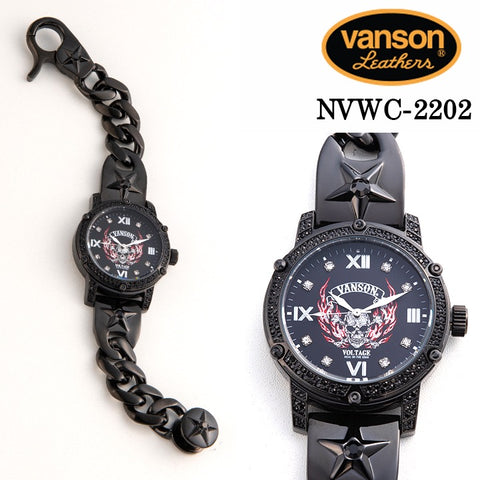 VANSON（バンソン） X VOLTAGE ヴォルテージコラボ 時計 ウォッチ nvwc-2202