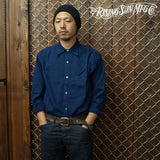 RISING SUN ライジングサン 長袖シャツ インディゴ MILLER LS SHIRT rsmw012