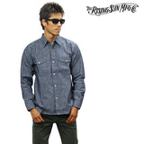 RISING SUN ライジングサン Messenger LS Shirt 長袖シャツ メッセンジャーシャツ rsmw020-cham