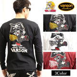 長袖Tシャツ VANSON×TOM&JERRY tjv-2001