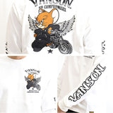 長袖Tシャツ VANSON×TOM&JERRY tjv-2002