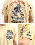 スラブ天竺半袖Tシャツ VANSON×TOM&JERRY tjv-2011