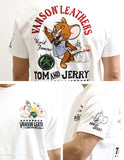 天竺半袖Tシャツ VANSON×TOM&JERRY ボーリング tjv-2019