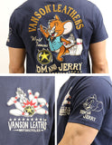 天竺半袖Tシャツ VANSON×TOM&JERRY ボーリング tjv-2019